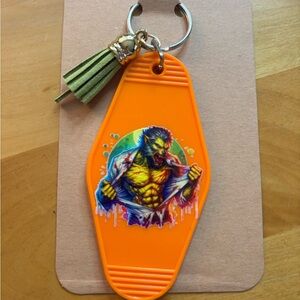 Werewolf key chain handcrafted by me